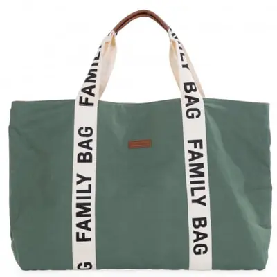 Geanta Childhome Family Bag Signature Verde ERFCH-CWFBSCGR