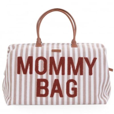 Geanta de infasat Childhome Mommy Bag Nude Alb ERFCH-CWMBBSTNR
