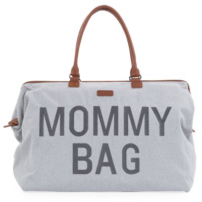 Geanta de infasat Childhome Mommy Bag Panza Oxford Gri ERFCH-CWMBBCGA
