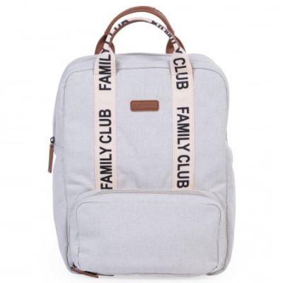 Rucsac de infasat Childhome Family Club Signature Alb ERFCH-CWBPSCOW