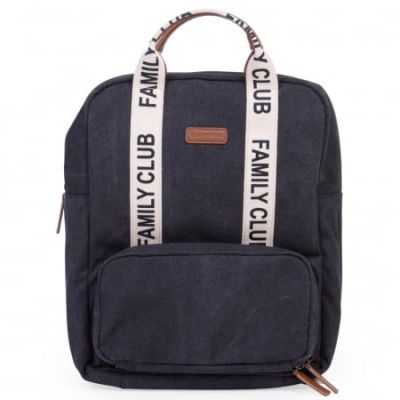 Rucsac de infasat Childhome Family Club Signature Negru ERFCH-CWBPSCBL