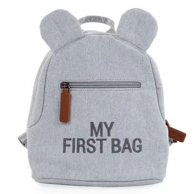 Rucsac pentru copii Childhome My First Bag Canvas Gri ERFCH-CWKIDBCGA