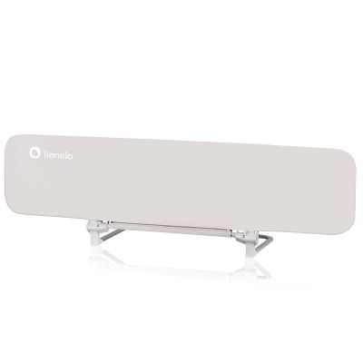Bariera de protectie pentru pat, Lionelo, Lora XL, Pliabila, Sistem de blocare StandSafe, Geanta de transport inclusa, 150x46 cm, Conform cu BS 7972:2001+A1:2009, Bej BYNLO-LORA_XL_BEIGE_SAND