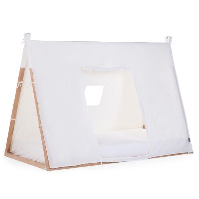 Husa cadru pat Tipi Childhome 90x200 cm Alb ERFCH-TIPC90W