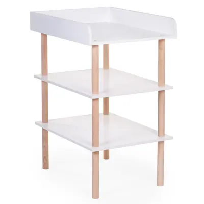 Masa de infasat Childhome Natural Alb ERFCH-CHTNW