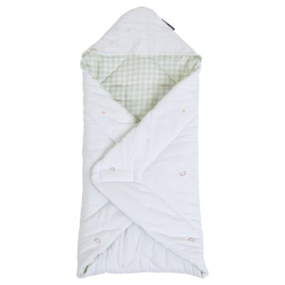 Paturica de infasat Childhome 75x75 cm Jerse Tetra Verde ERFCH-CCSWJVF