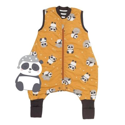 Sac de dormit cu picioruse si talpa antiderapanta Panda 70 cm + manseta 1.0 Tog BBXCJ780-10FN
