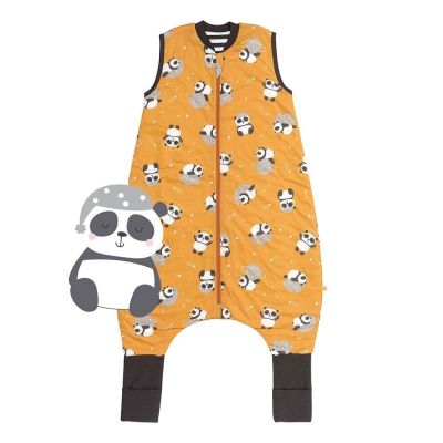 Sac de dormit cu picioruse si talpa antiderapanta Panda 90 cm + manseta 1.0 Tog BBXCJ782-10FN