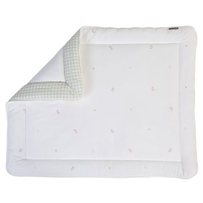 Salteluta de joaca Childhome 75x95 cm Jerse Muselina Verde ERFCH-CCPMJVF