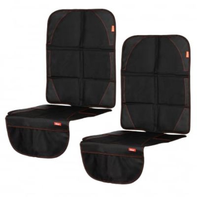 Set 2 protectii bancheta Diono Ultra Mat Black ERFD40243