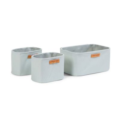 Set 3 cosuri depozitare Childhome 21x14x10 cm 14x10x10 cm Gri ERFCH-CHHBCHTLG