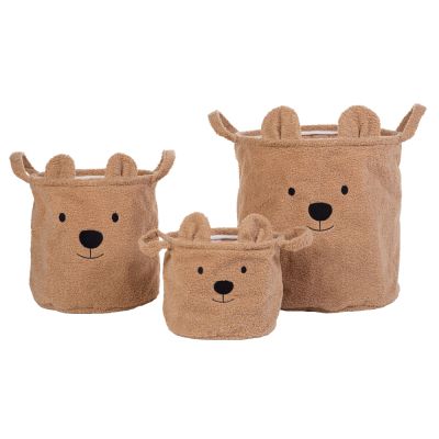 Set 3 cosuri depozitare Childhome Teddy ERFCH-CCBTBSET