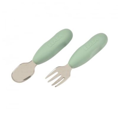 Set tacamuri inox Beaba Sage Green ERFB913580