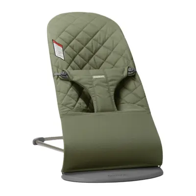 BabyBjorn - Balansoar Bliss Dark Green din tesatura matlasata cu aspect Clasic BSAFE006046A