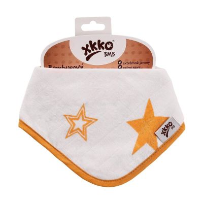 Bandana din bambus Orange Stars XKKO BBKXKK_BMBBND017
