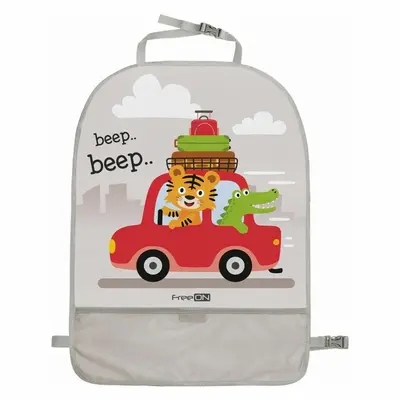 Protectie spatar, FreeON, Pentru masina, Cu buzunar pentru obiecte mici, Usor de montat, 61x45 cm, Lion BYN81958