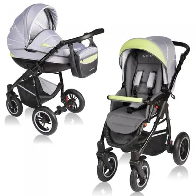 Carucior vessanti crooner 2 in 1 - green/gray edeedibb-223green