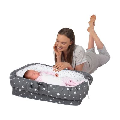 Co-sleeper anti-reflux Grey Stars SeviBebe BBKSEV_273-77