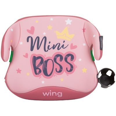 Inaltator auto chipolino wing i-size 125-150 cm pink mini boss cu sistem isofix hubsdkwi0243pi