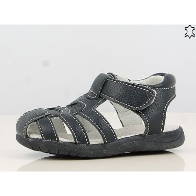 Sandale pentru copii din piele naturală, culoare negru b139754