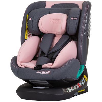 Scaun auto chipolino supreme i-size 40-150 cm cu sistem isofix flamingo hubstksu02405fl