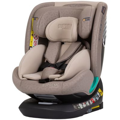 Scaun auto chipolino supreme i-size 40-150 cm cu sistem isofix macadamia hubstksu02403ma