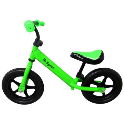 Bicicleta fara pedale cu roti din spuma eva r-sport r7 - verde edeedit001averde
