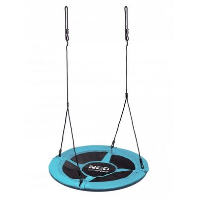 Leagan tip cuib pentru copii xxl, 95 cm, 150 kg, neo-sport 1002, turcoaz edeedi1002