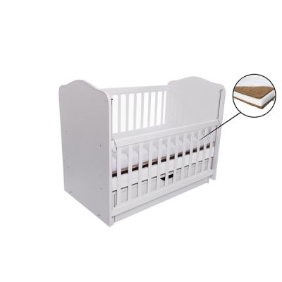 Patut vessanti como balansoar culisant - alb + saltea cocos 10 cm edep10dbcl_alb