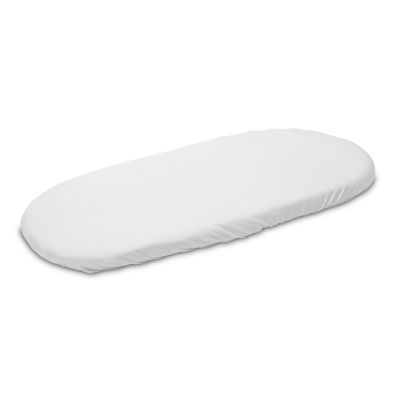 Husa de bumbac cu elastic pentru salteaua de landou Alb PMICSILLO-2190