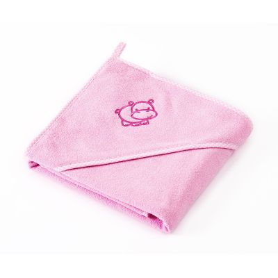 Prosop cu gluga Sensilllo HIPPO 80x80 cm Pink PMICSILLO-4173