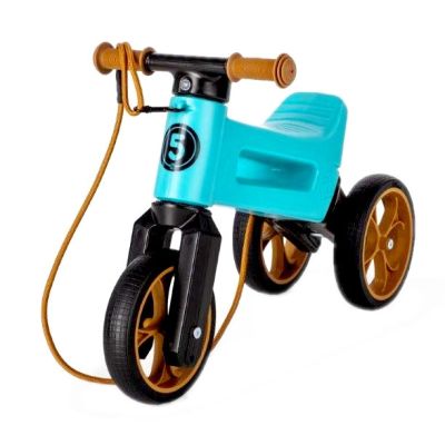 Bicicleta fara pedale Funny Wheels Rider SuperSport 2 in 1 Aqua PMIC410_00449