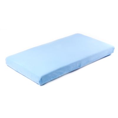 Cearsaf de bumbac jersey cu elastic Sensillo 120x60 cm Albastru PMICSILLO-2204