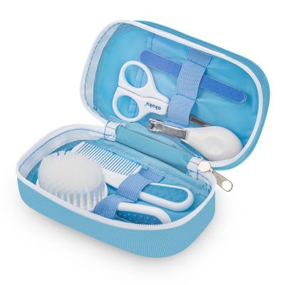 Kit de manichiura si par pentru bebelusi Akuku A0308 Albastru PMICA0308