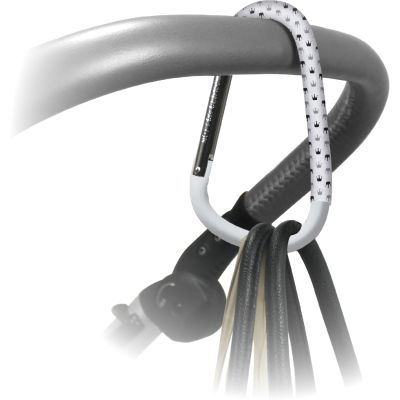 Carlig universal pentru carucior Dooky Light Grey Crown PMICDOOKY-126975
