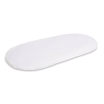 Husa impermeabila jersey pentru salteaua de landou 75x35 cm Sensillo Alba PMICSILLO-2170