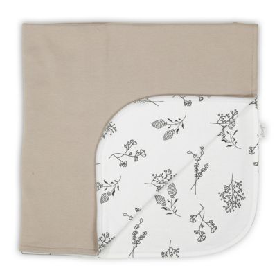 Paturica cu doua fete 100% bumbac 74x74 cm Nicol "Gaja" Maro/Crem PMICNICOL-183045