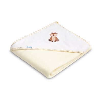 Prosop de baie cu gluga 100x100cm Sensillo Caprioara/Bej PMICSILLO-41650