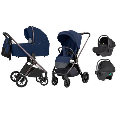 Carucior compact premium Carrello ULTRA 3 in 1 I-Size 40-87 cm Morning Blue PMICCRL-6525-3-BLUE