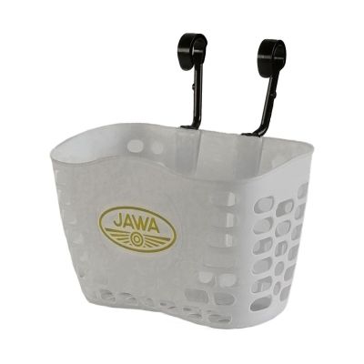 Cosulet pentru ghidonul bicicletelor Funny Wheels Rider SuperSport JAWA WHITE Alb PMICFWR-BSK.JAWAW