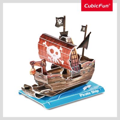 Cubic Fun - Puzzle 3D nava pirati 22 piese ARTCUW3121h