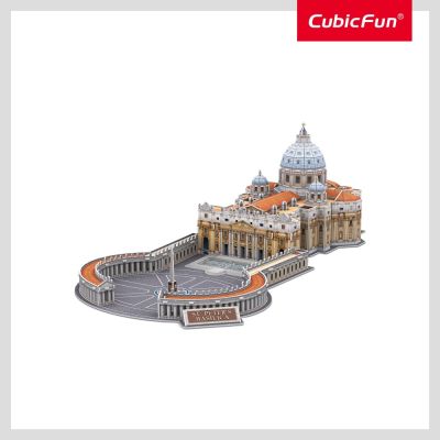 Cubic Fun - Puzzle 3D si brosura bazilica Sfantul Petru 101 piese ARTCUDS0997h