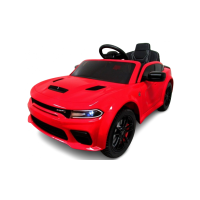 Masinuta electrica cu telecomanda, roti eva, varsta 1-5 ani, putere 90w, 107x68x53 cm, dodge srt r-sport - rosu edeedidodgerosu