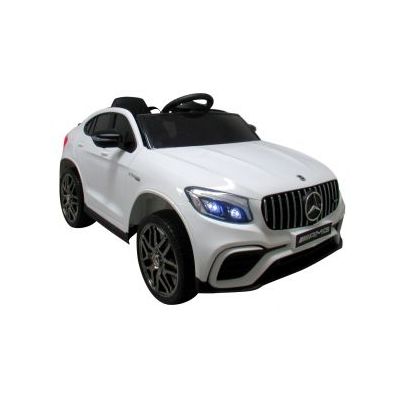 Masinuta electrica cu telecomanda 4 x 4, roti eva, mercedes amg glc 63s, varsta 3-6 ani, 115x61x55 cm, putere 180w r-sport - alb edeediglc63salb