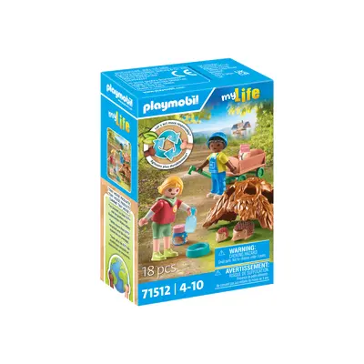 Playmobil-INGRIJIREA FAMILIEI DE ARICI ARTPM71512