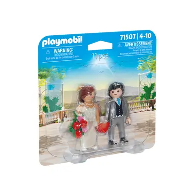Playmobil-SET 2 FIGURINE CUPLU DE NUNTA ARTPM71507