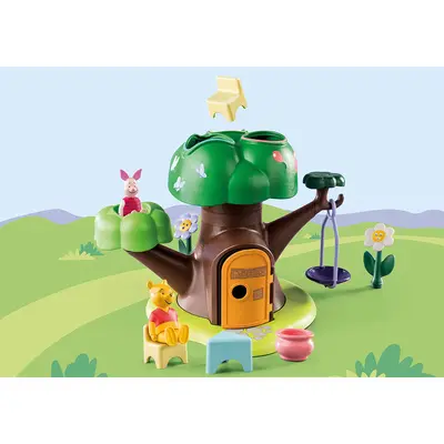PLAYMOBIL - 1.2.3 & DISNEY: CASA DIN COPAC A LUI WINNIE SI PIGLET ARTPM71316