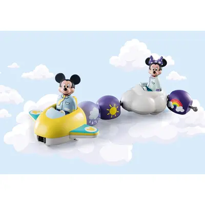 PLAYMOBIL - 1.2.3 & DISNEY: ZBORUL LUI MICKEY SI MINNIE PRINTRE NORI ARTPM71320