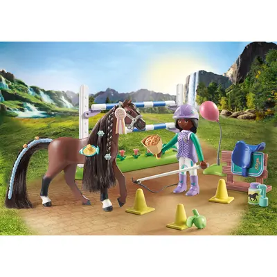 Playmobil - Arena Cu Zoe Si Calutul Blaze ARTPM71355