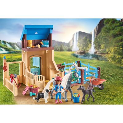 Playmobil - Grajd Cu Amelia Si Calutul Whisper ARTPM71353